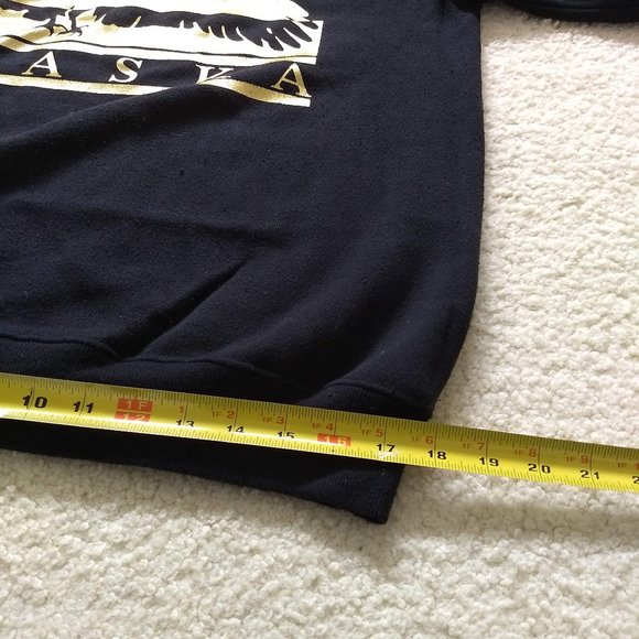 vintage 70s black Alaska sweatshirt eagle 🎈HOST PICK🎈 - Picture 7 of 8